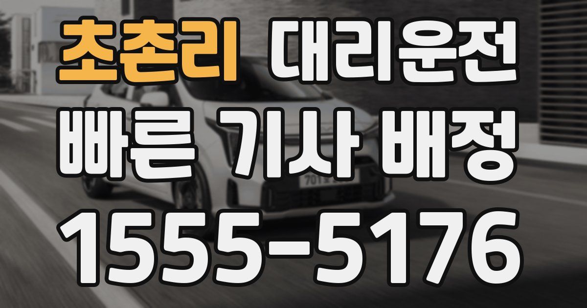 일일대리기사