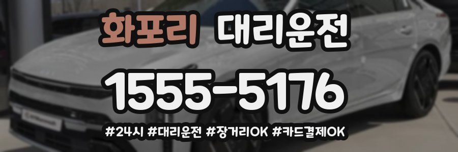 화포리 대리운전