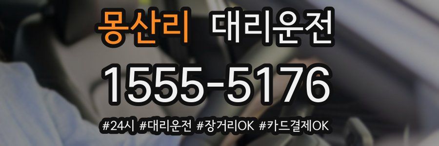 몽산리 대리운전
