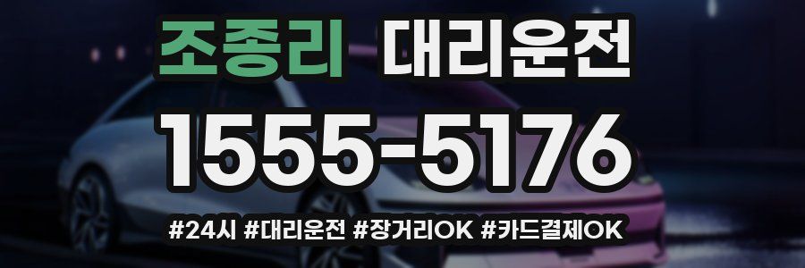 조종리 대리운전