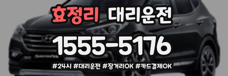 효정리 대리운전