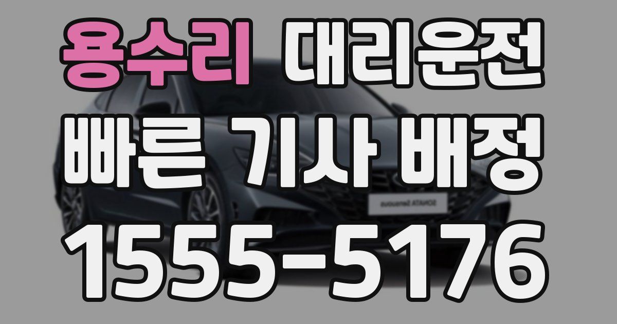 일일대리기사
