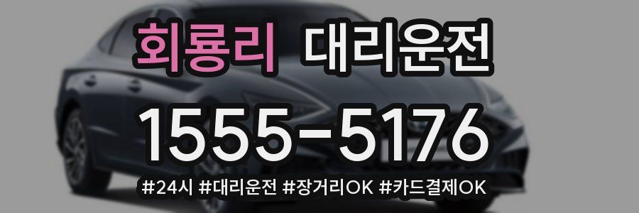 회룡리 대리운전