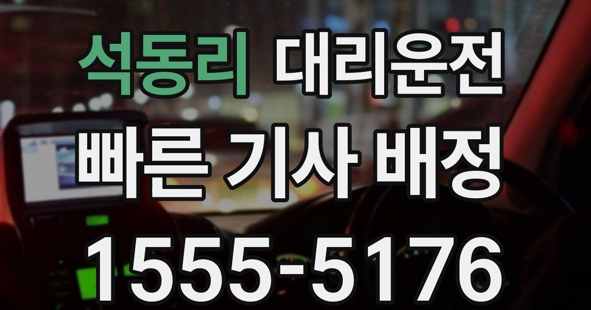 일일대리기사