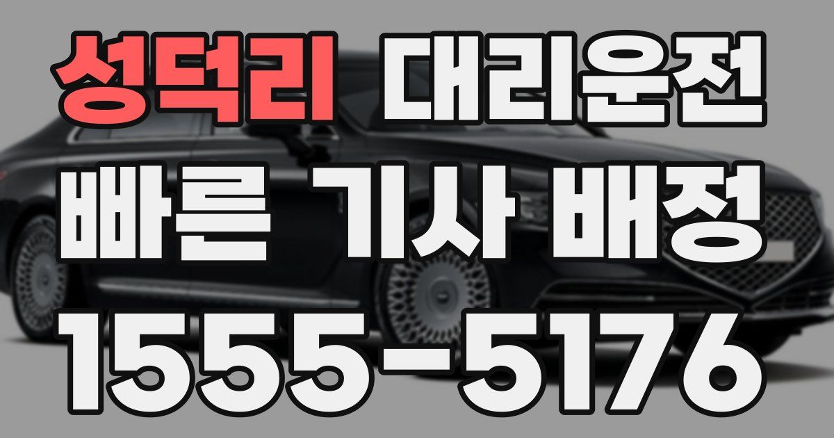 일일대리기사