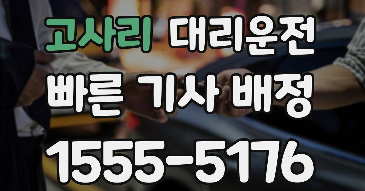 일일대리기사