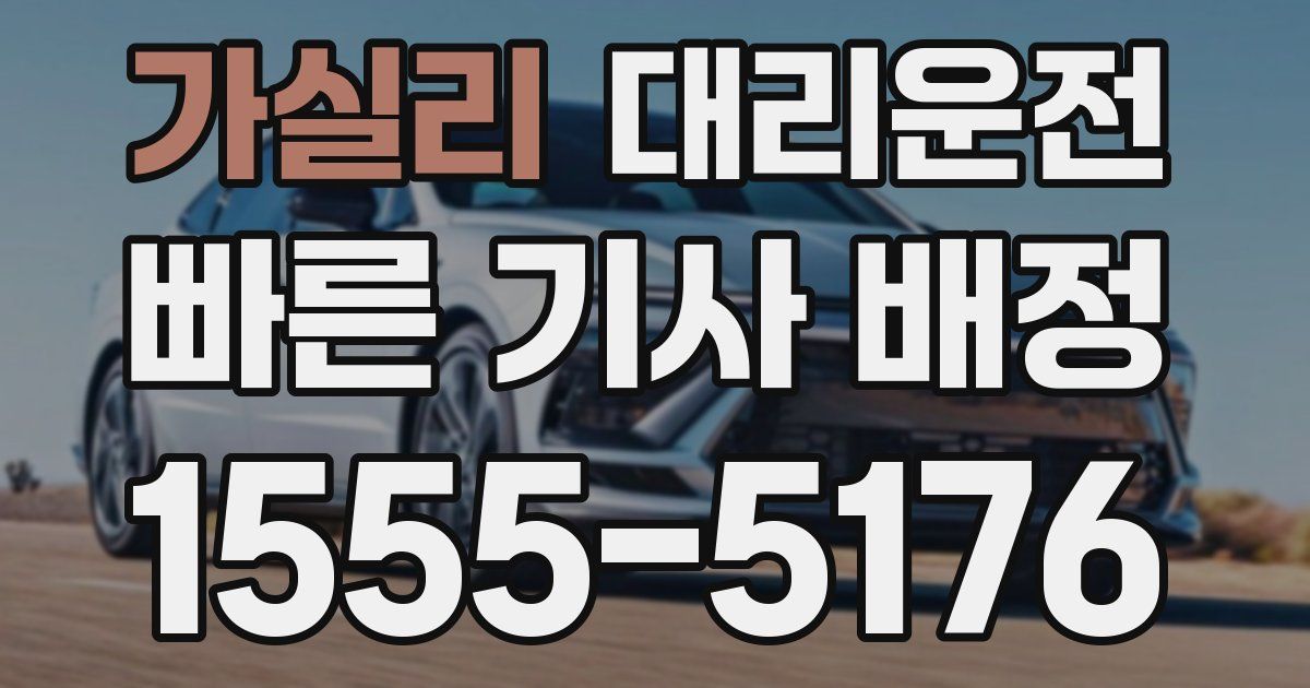 일일대리기사
