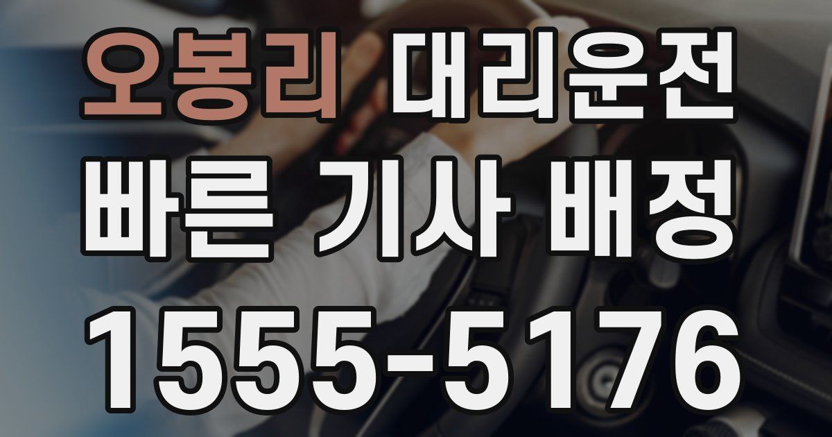 일일대리기사