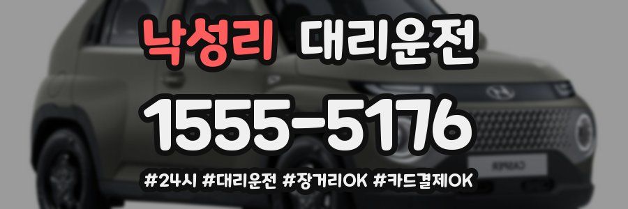 낙성리 대리운전