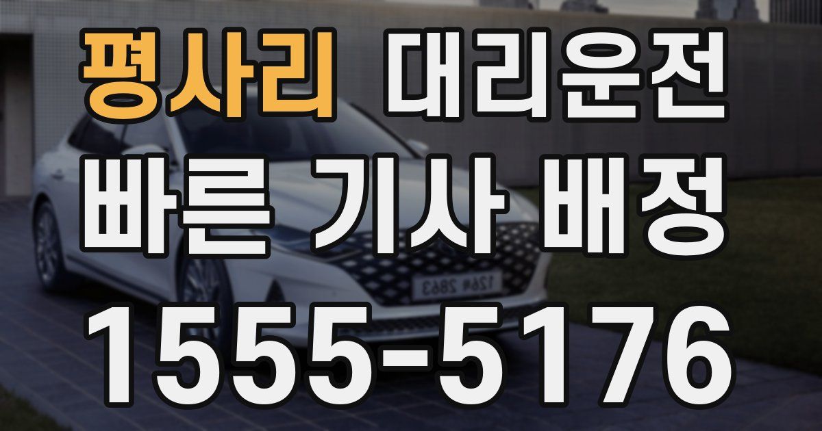 일일대리기사