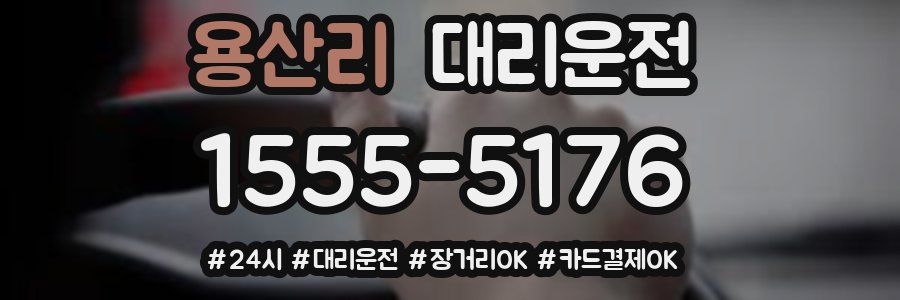 용산리 대리운전