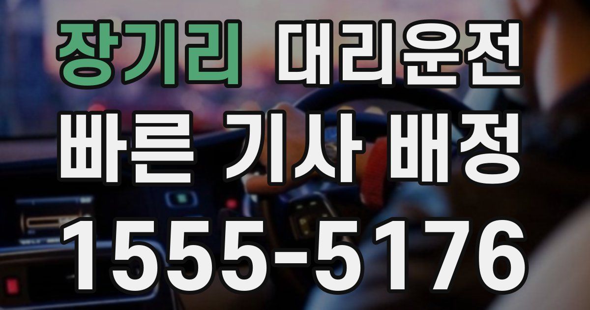 일일대리기사