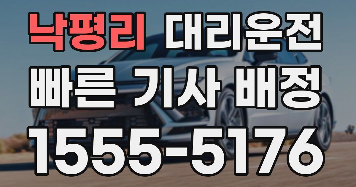 일일대리기사