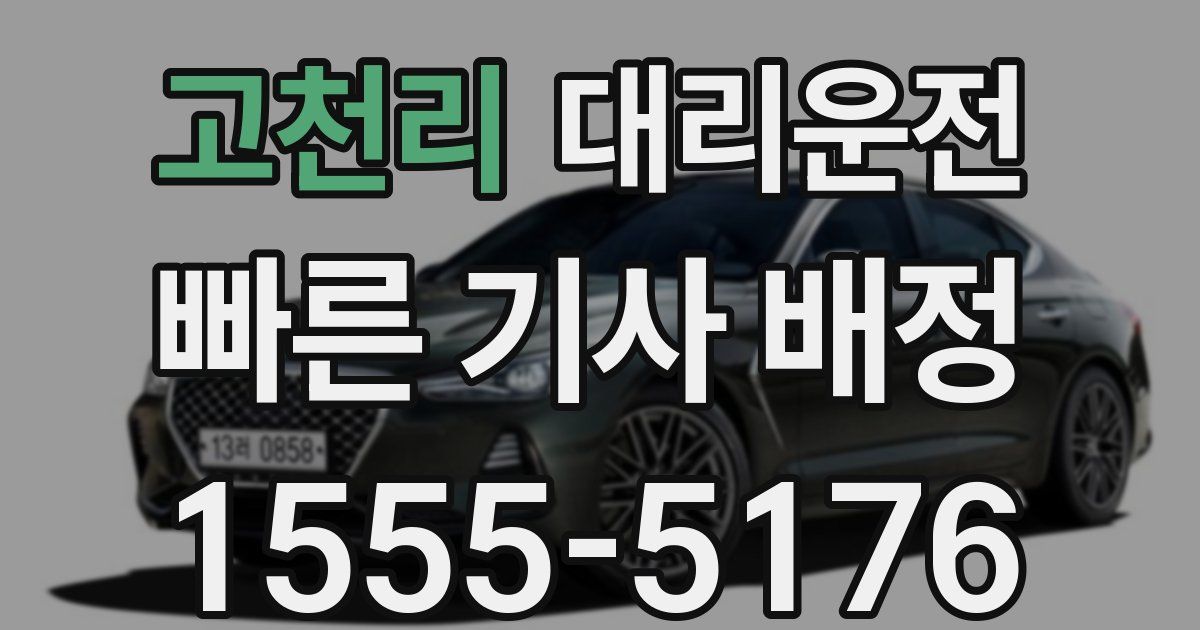 일일대리기사