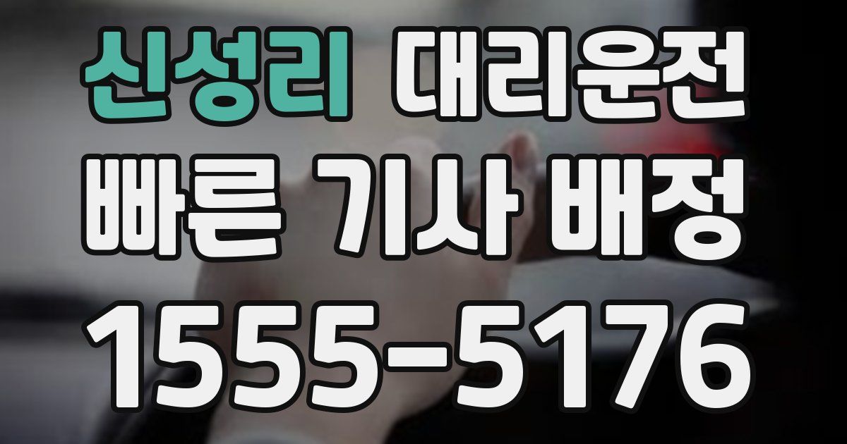 일일대리기사