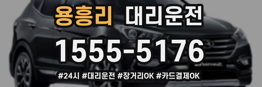 용흥리 대리운전