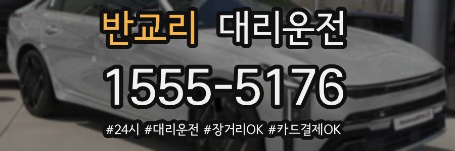 반교리 대리운전