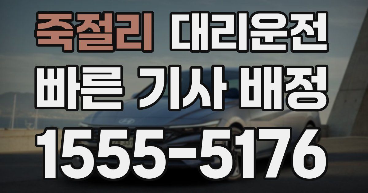 일일대리기사