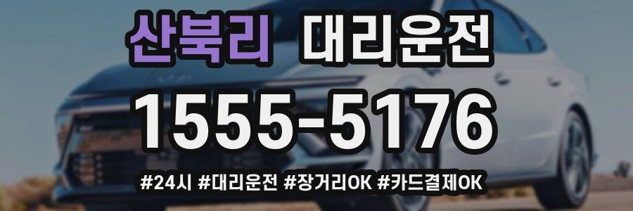 산북리 대리운전