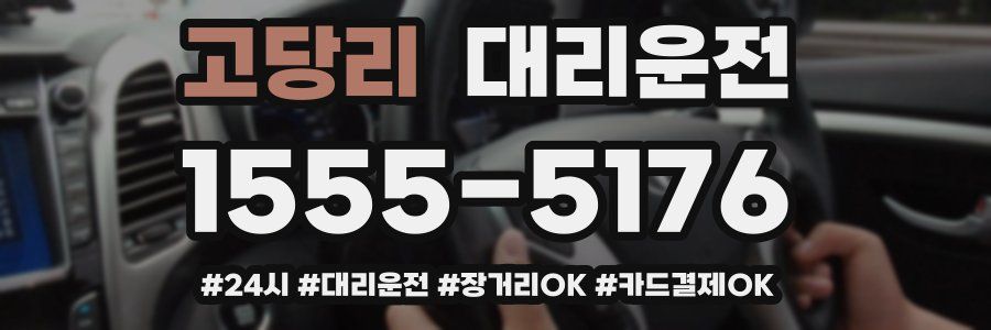 고당리 대리운전