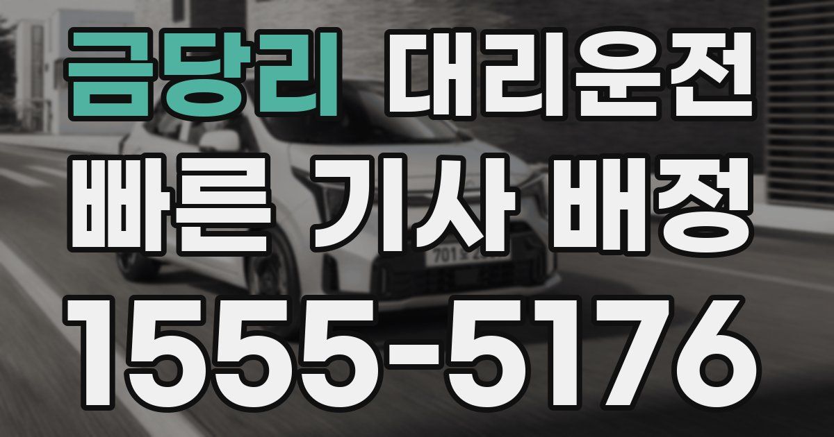 일일대리기사