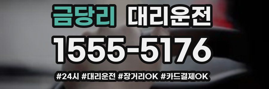 금당리 대리운전