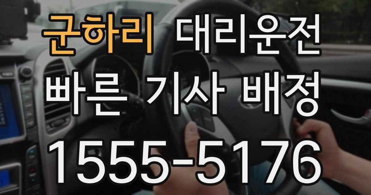 일일대리기사