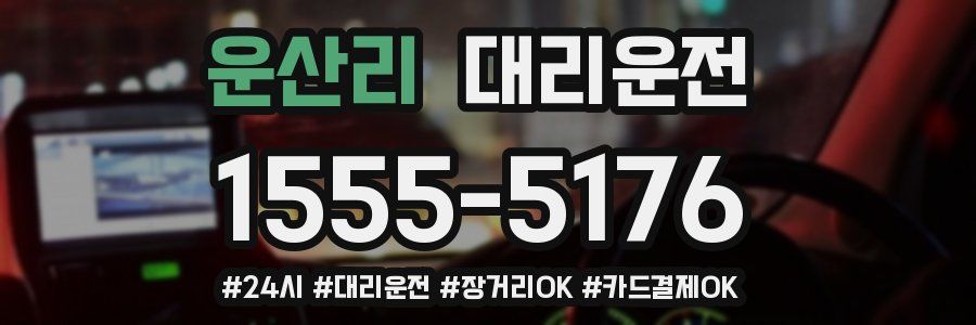 운산리 대리운전