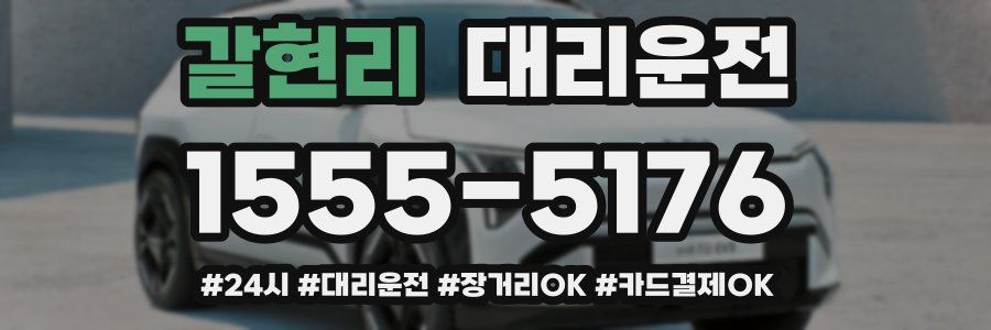 갈현리 대리운전