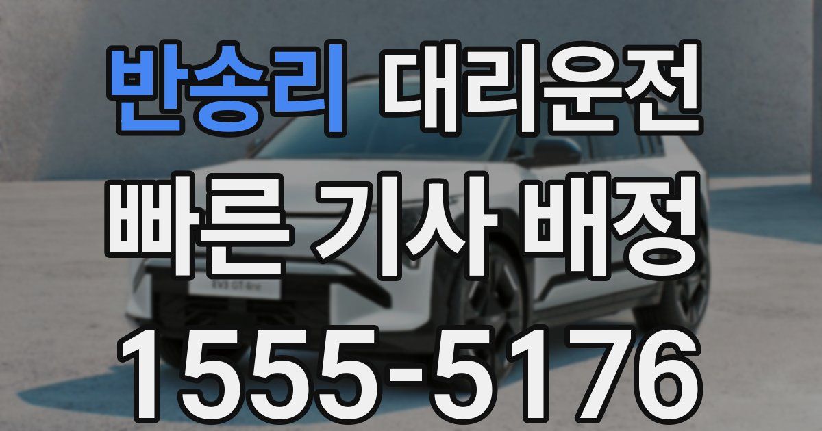 일일대리기사