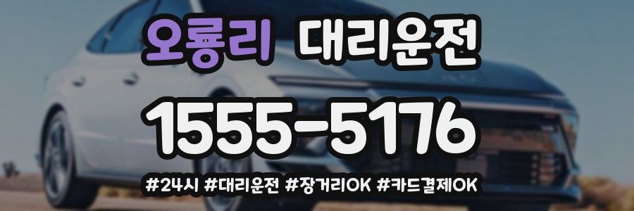 오룡리 대리운전