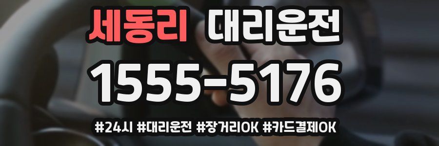 세동리 대리운전