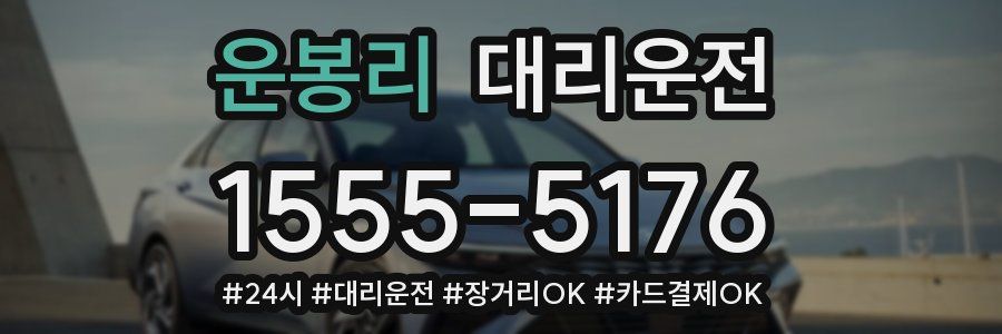 운봉리 대리운전
