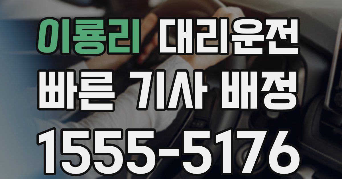 일일대리기사