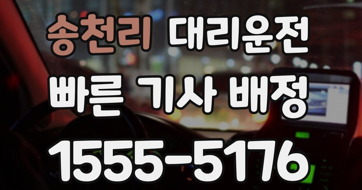 일일대리기사