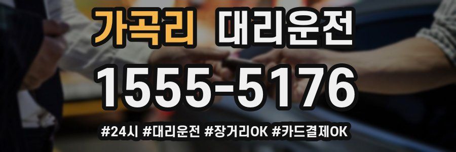 가곡리 대리운전
