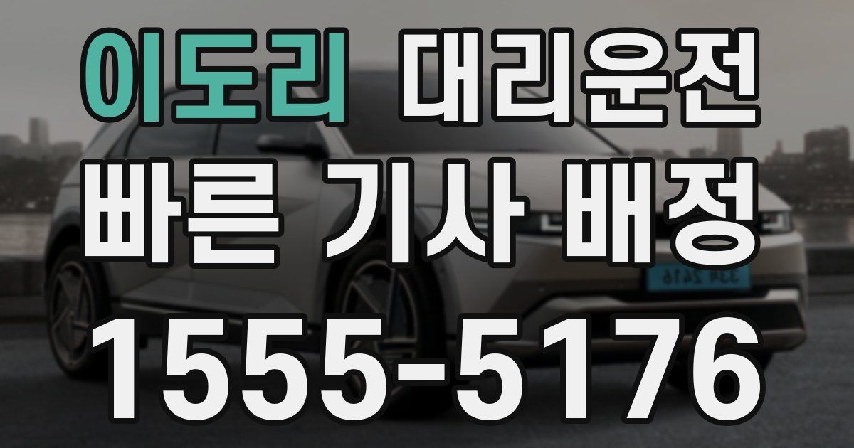 일일대리기사