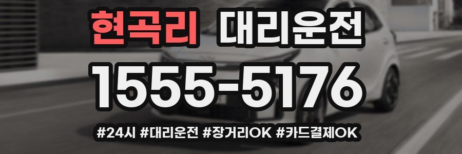 현곡리 대리운전