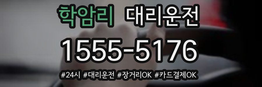 학암리 대리운전
