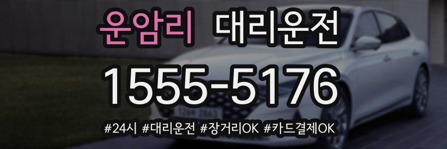 운암리 대리운전