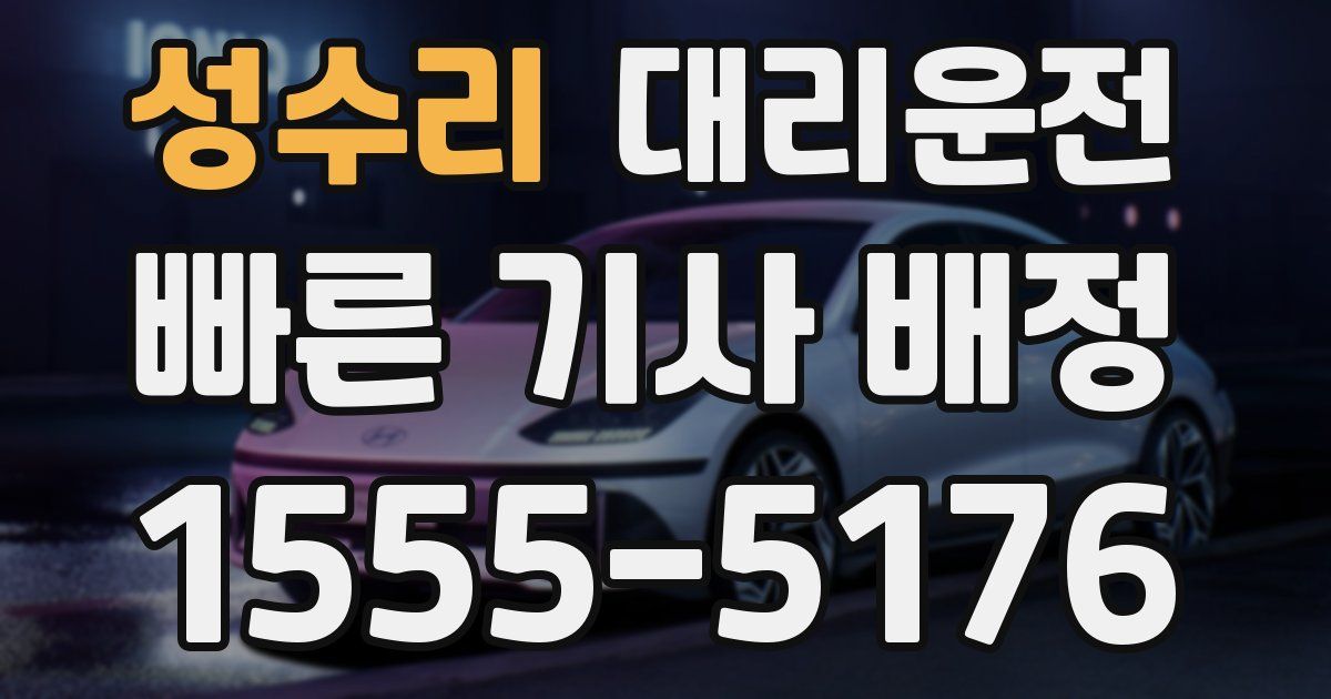 일일대리기사