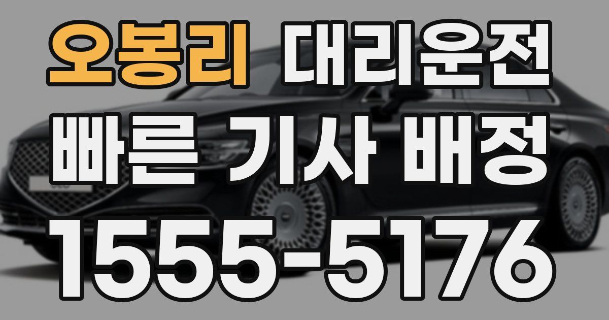일일대리기사