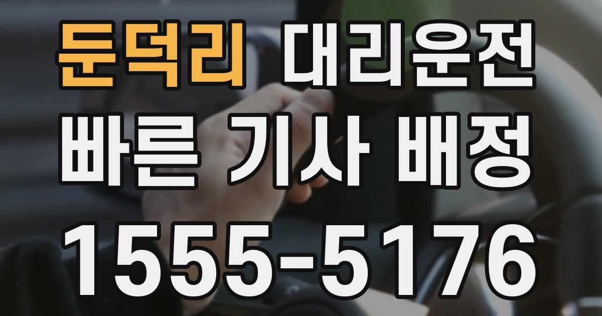 일일대리기사
