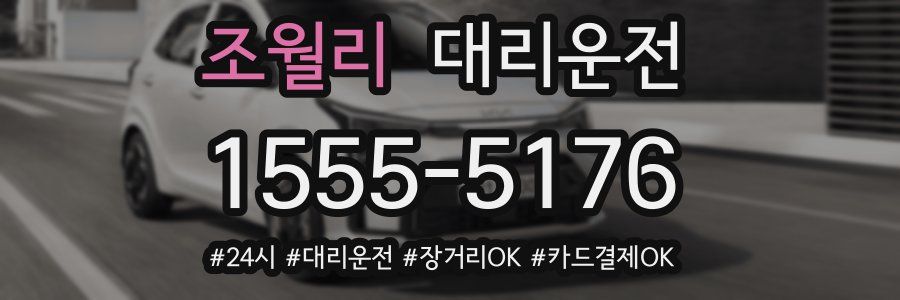 조월리 대리운전