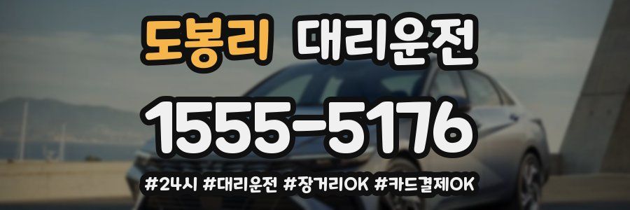 도봉리 대리운전