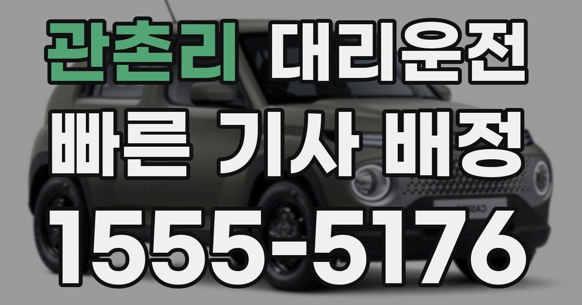 일일대리기사