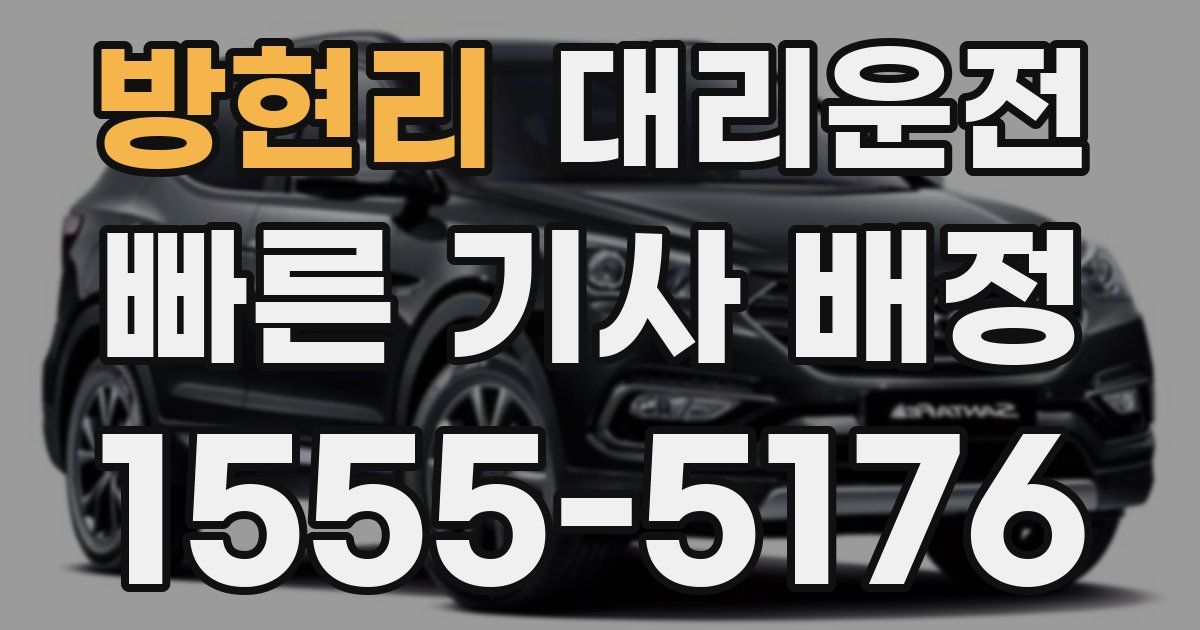 일일대리기사
