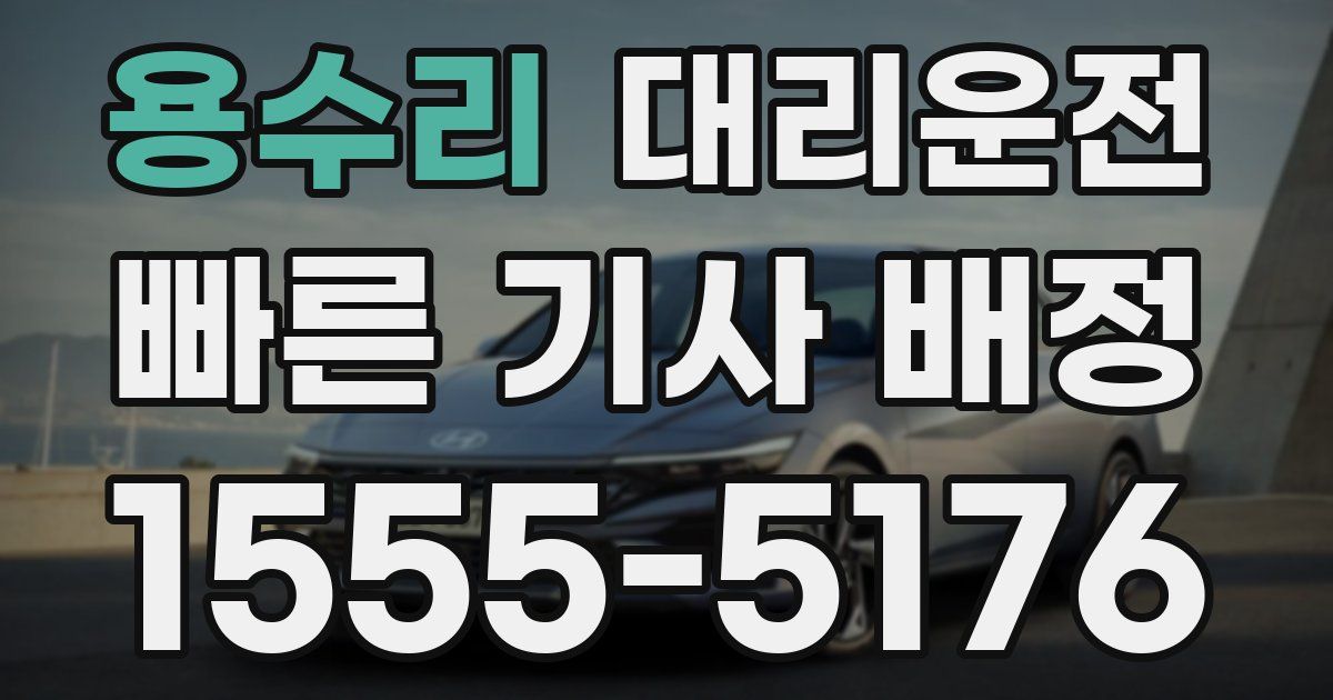 일일대리기사