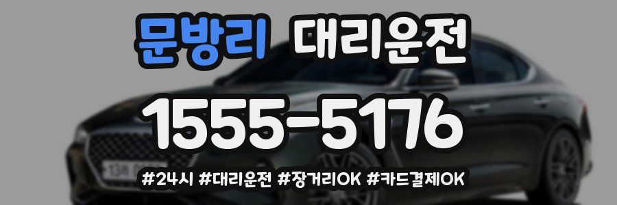 문방리 대리운전