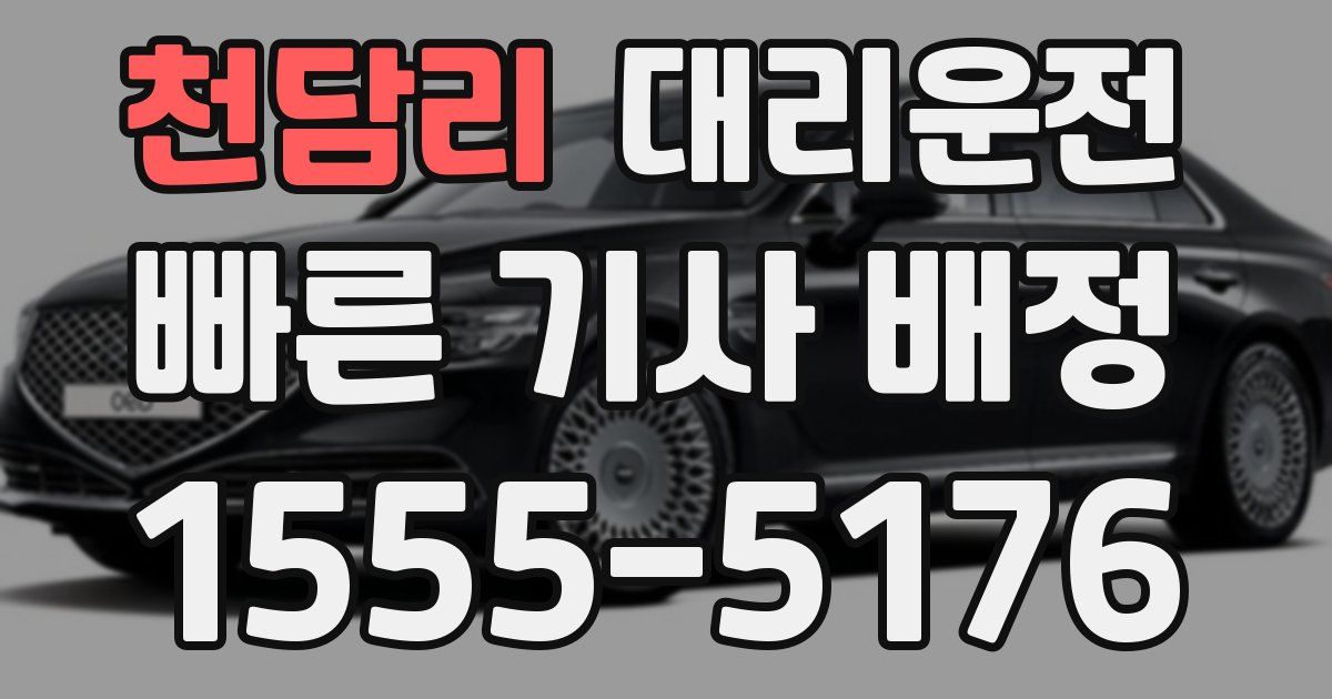 일일대리기사